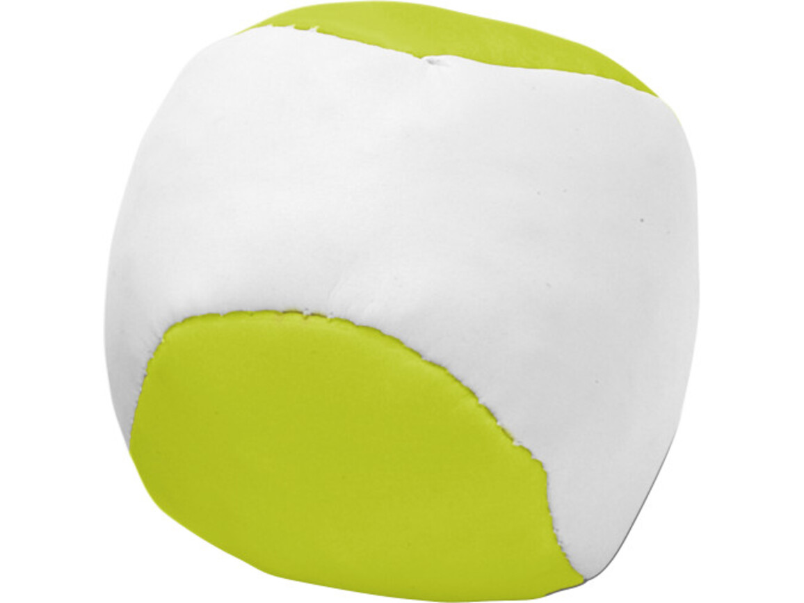 Jonglierball aus Kunstleder Heidi – Limettengrün bedrucken, Art.-Nr. 019999999_3956