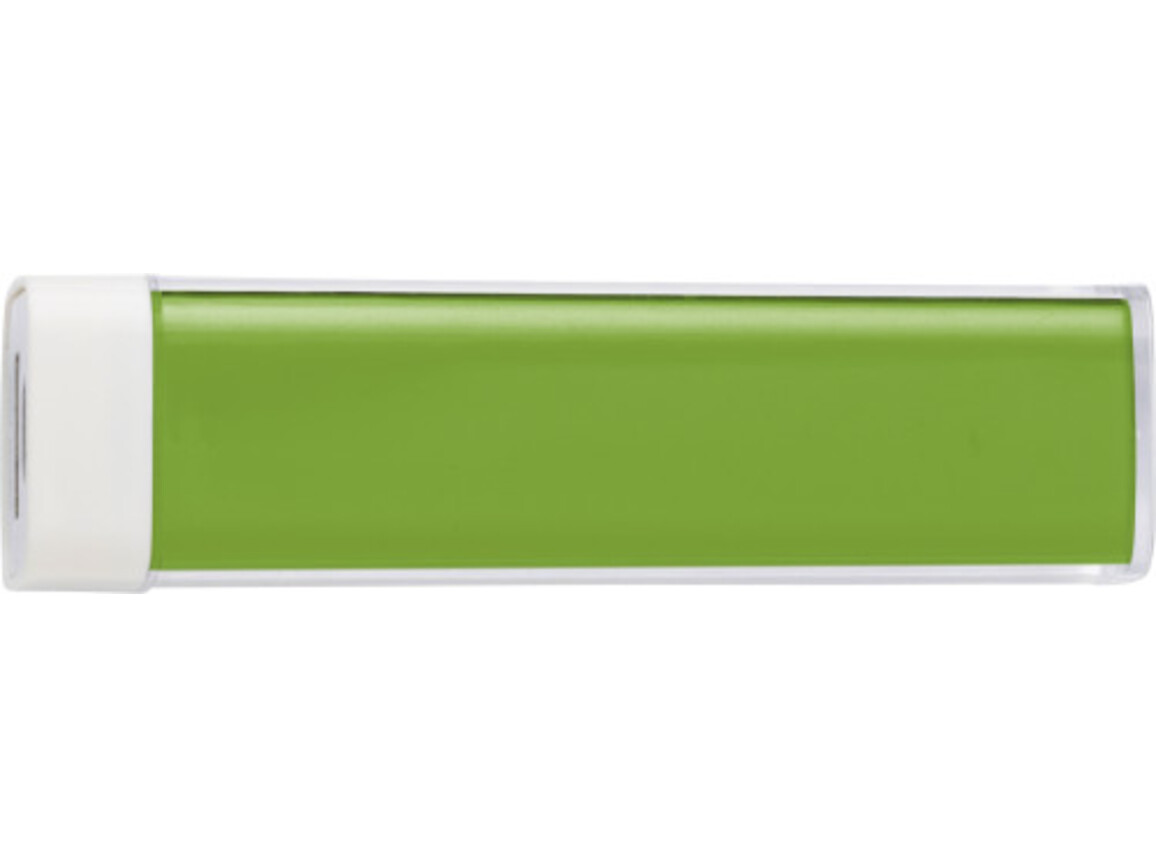 Powerbank 'Slimline' aus ABS-Kunststoff – Limettengrün bedrucken, Art.-Nr. 019999999_4200