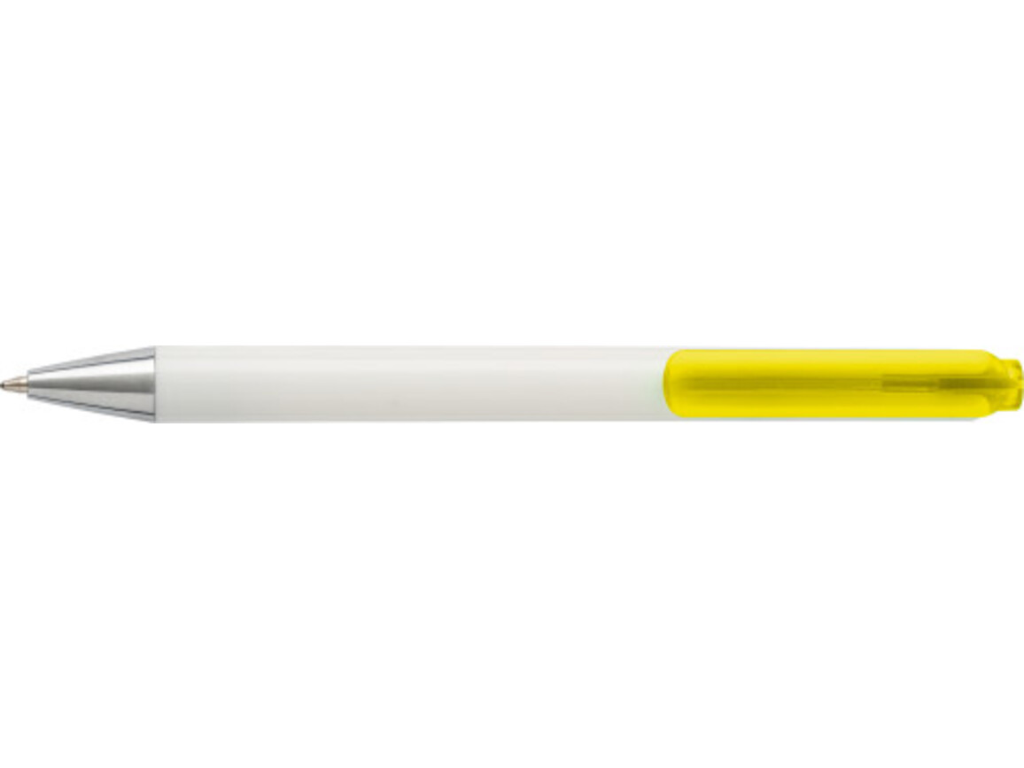 Kugelschreiber 'Ferrara' aus Kunststoff – Gelb bedrucken, Art.-Nr. 006999999_4571
