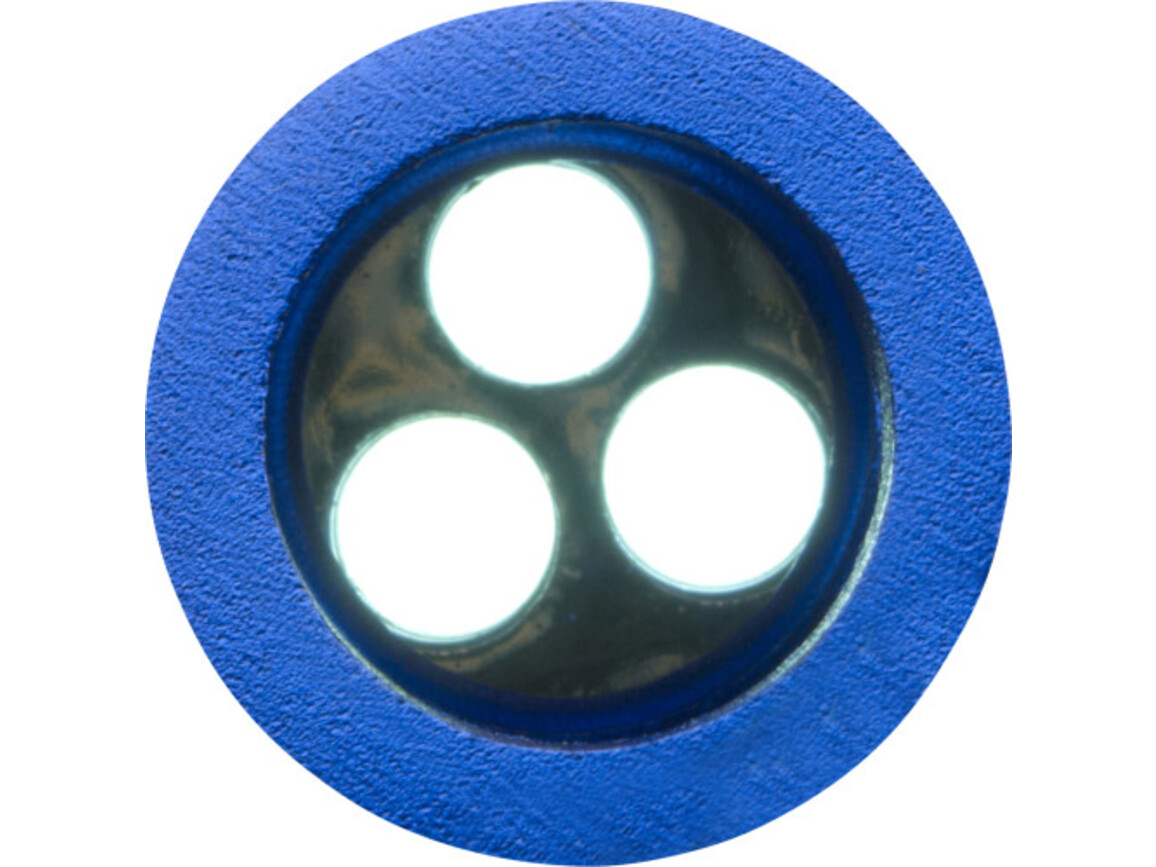 LED-Lampe 'Keylight' aus Metall – Kobaltblau bedrucken, Art.-Nr. 023999999_4867