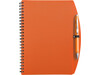 Notizbuch 'Spektrum' aus Kunststoff – Orange bedrucken, Art.-Nr. 007999999_5140