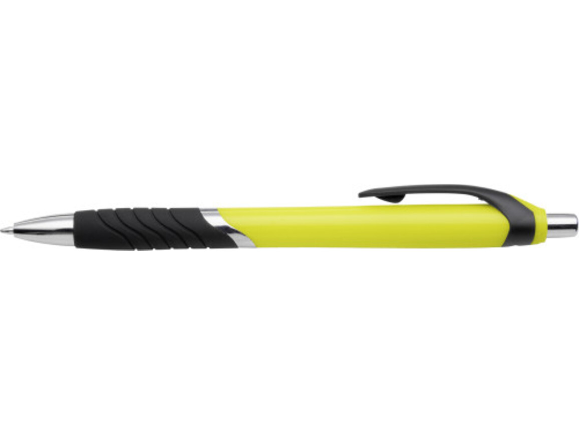 Kugelschreiber 'Wave' aus Kunststoff – Gelb bedrucken, Art.-Nr. 006999999_5210