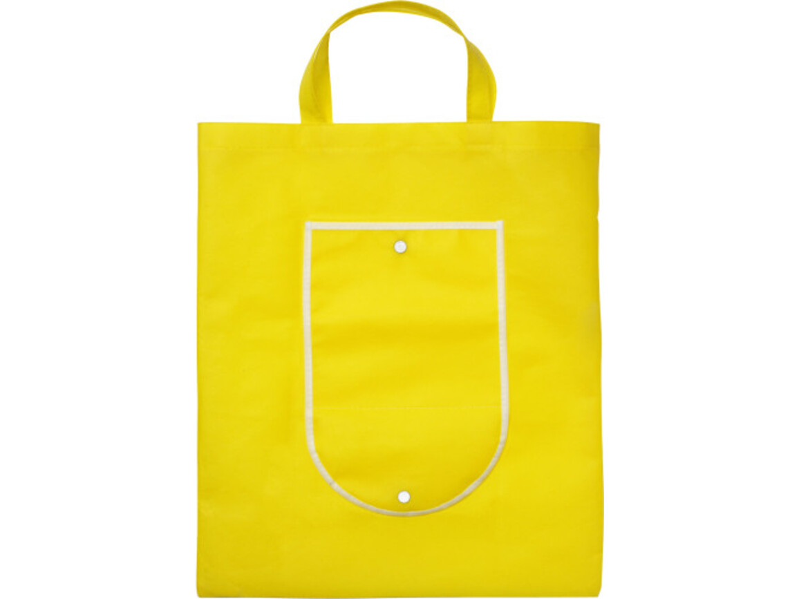 Einkaufstasche 'Wagon' aus Non-Woven – Gelb bedrucken, Art.-Nr. 006999999_5619