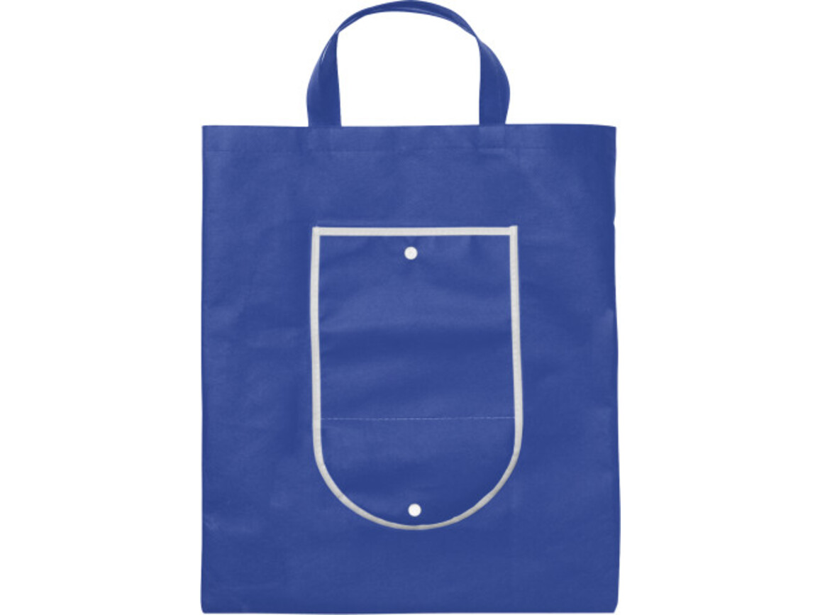 Einkaufstasche 'Wagon' aus Non-Woven – Blau bedrucken, Art.-Nr. 005999999_5619