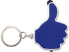Schlüsselanhänger aus ABS-Kunststoff Melvin – Blau bedrucken, Art.-Nr. 005999999_5852