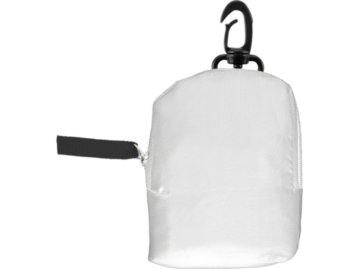 Einkaufstasche 'Pocket' aus Polyester – Weiß bedrucken, Art.-Nr. 002999999_6266