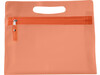 Kulturtasche aus PVC Clyde – Orange bedrucken, Art.-Nr. 007999999_6447