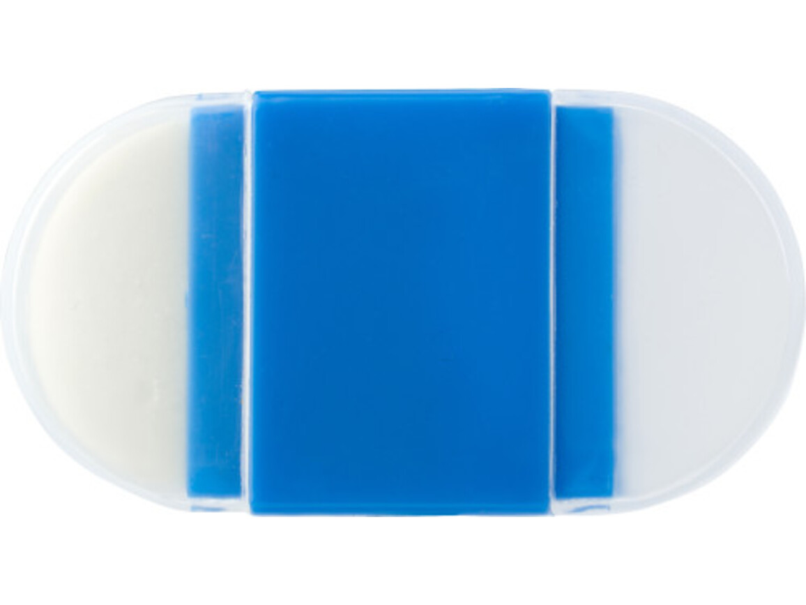 Anspitzer 'Pocket' aus Kunststoff – Kobaltblau bedrucken, Art.-Nr. 023999999_6458