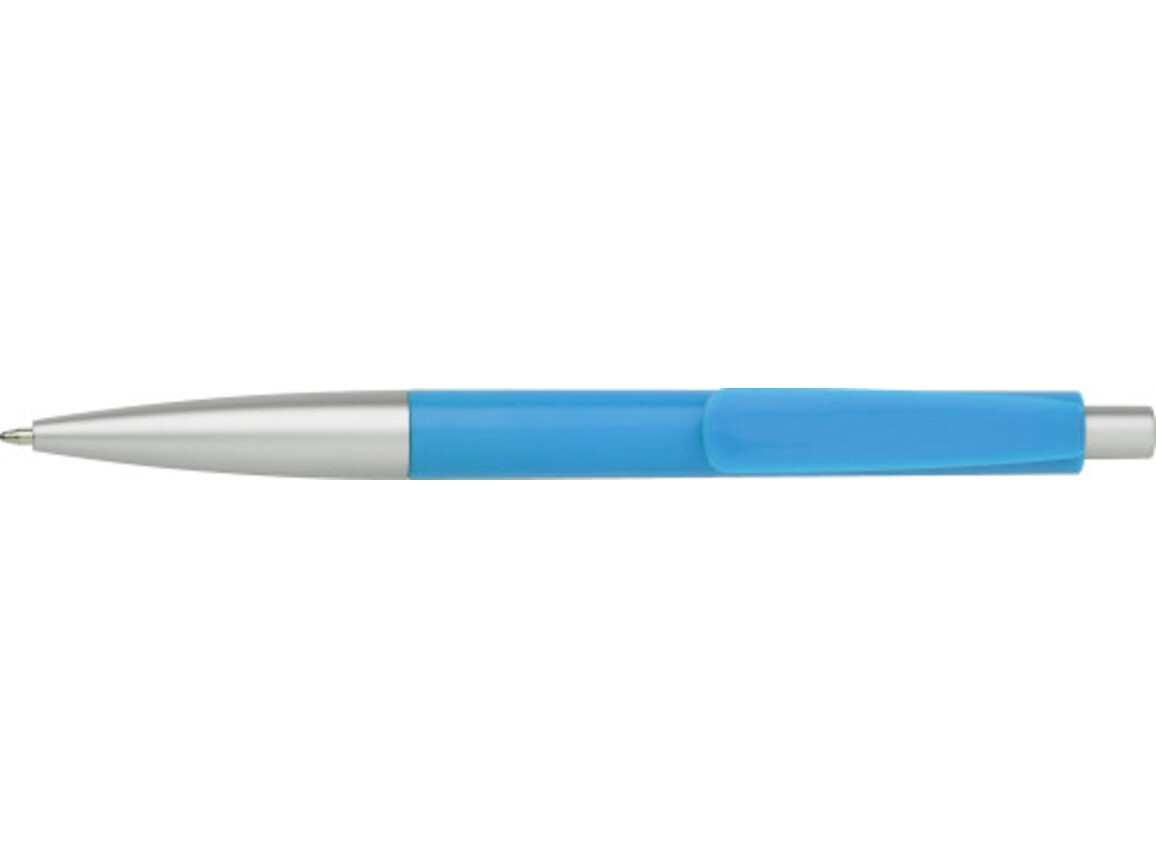 Kugelschreiberaus Kunststoff Olivier – Hellblau bedrucken, Art.-Nr. 018999999_6638