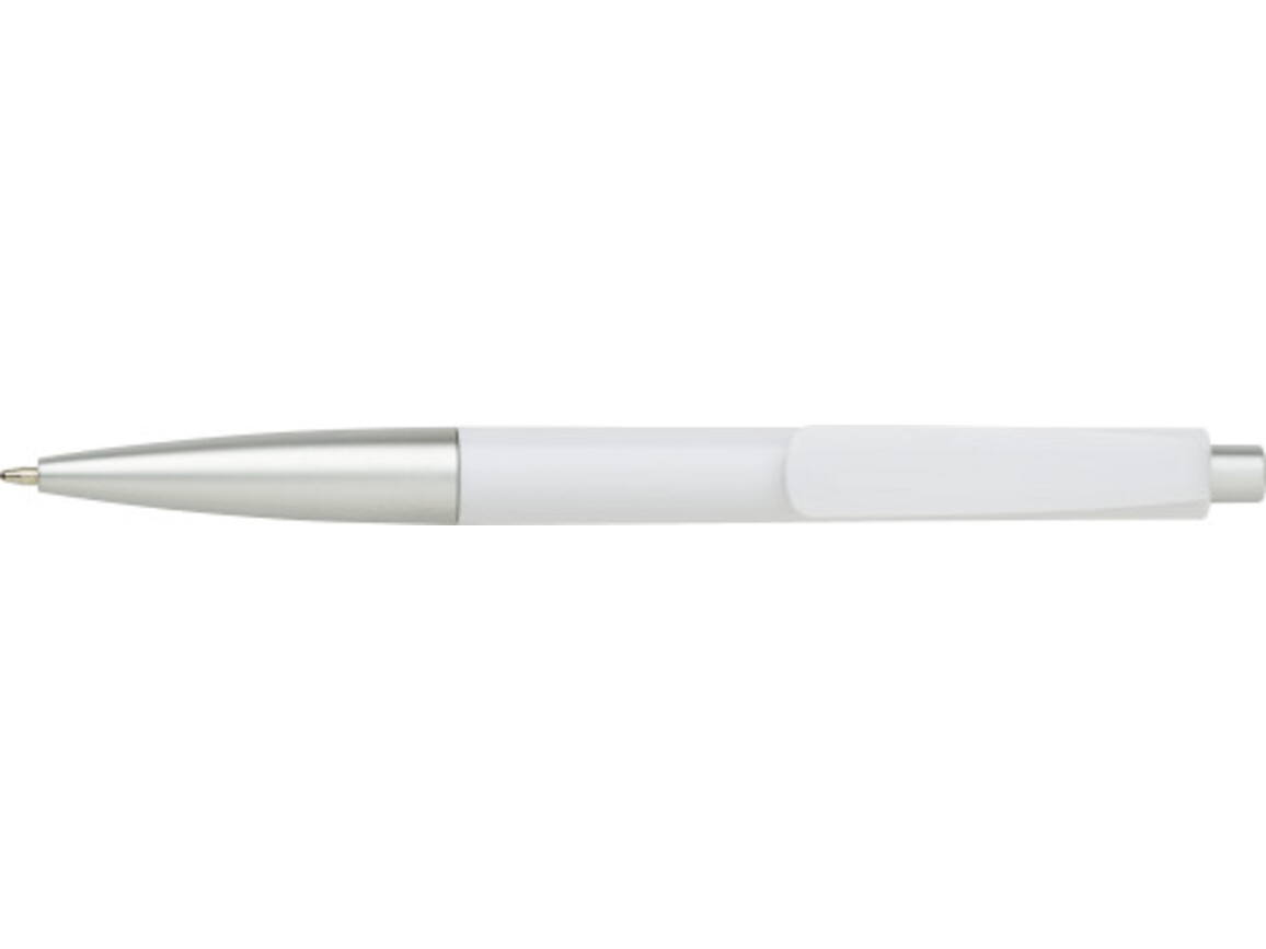 Kugelschreiber 'Ravella' aus Kunststoff – Weiß bedrucken, Art.-Nr. 002999999_6638