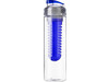 Trinkflasche aus Kunststoff Aureliano – Blau bedrucken, Art.-Nr. 005999999_7307