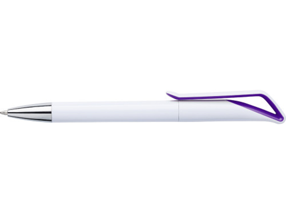 Kugelschreiber aus Kunststoff Tamir – Violett bedrucken, Art.-Nr. 024999999_7500