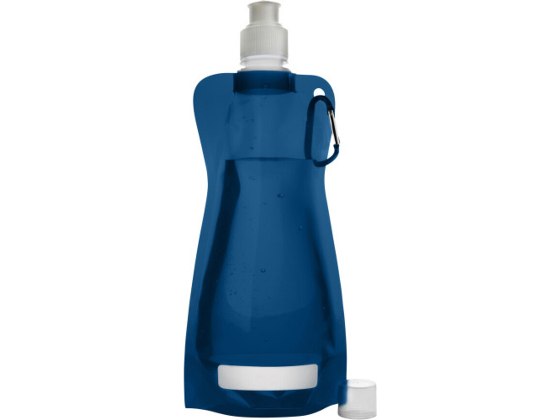 Trinkflasche 'Basic' aus Kunststoff – Blau bedrucken, Art.-Nr. 005999999_7567
