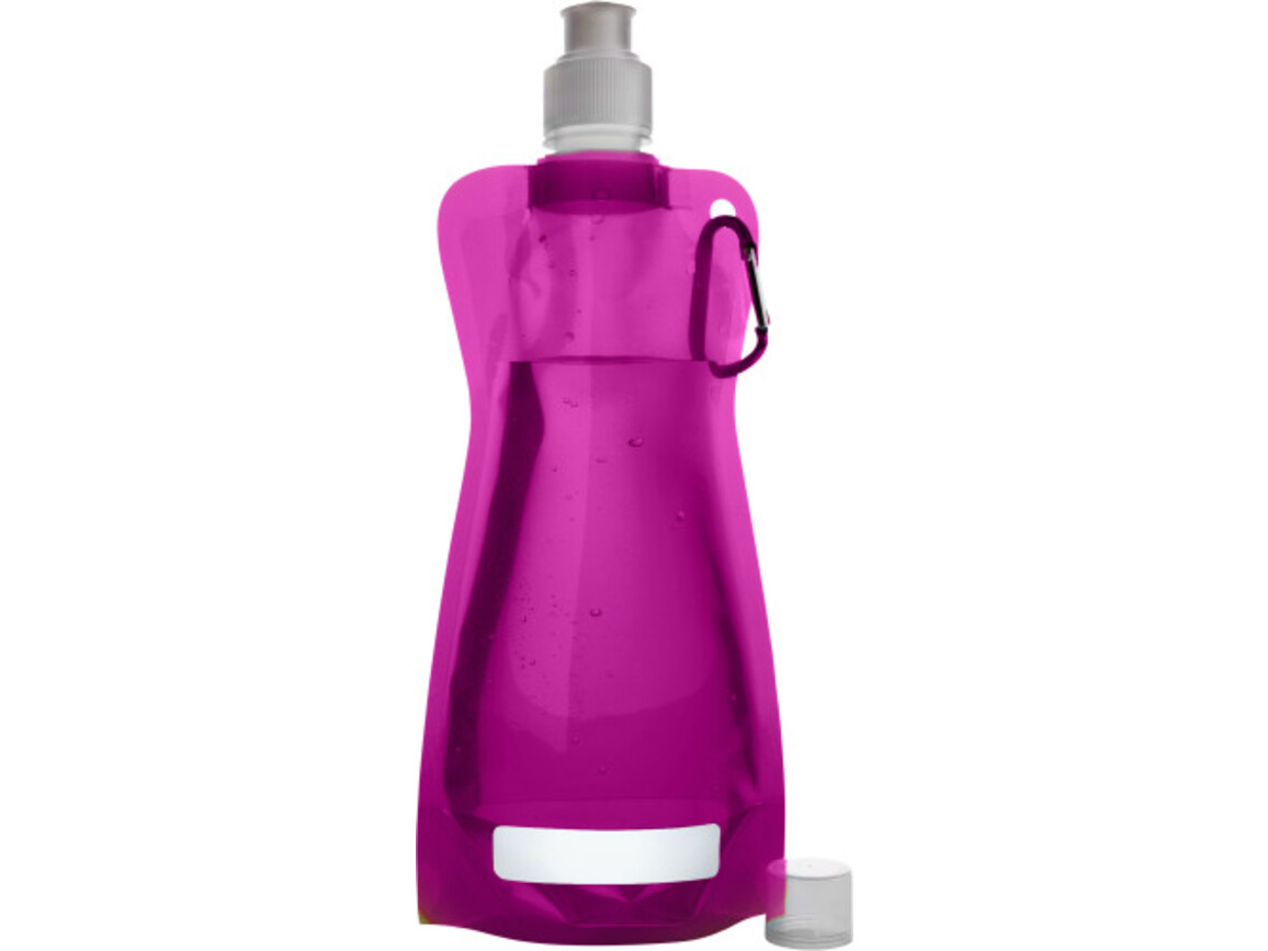 Trinkflasche 'Basic' aus Kunststoff – Rosa bedrucken, Art.-Nr. 017999999_7567