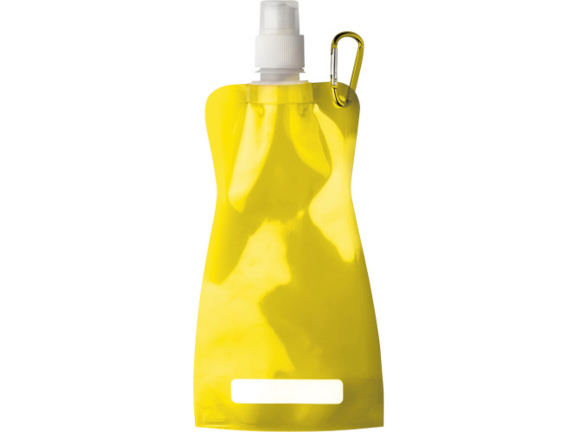Trinkflasche 'Basic' aus Kunststoff – Gelb bedrucken, Art.-Nr. 006999999_7567
