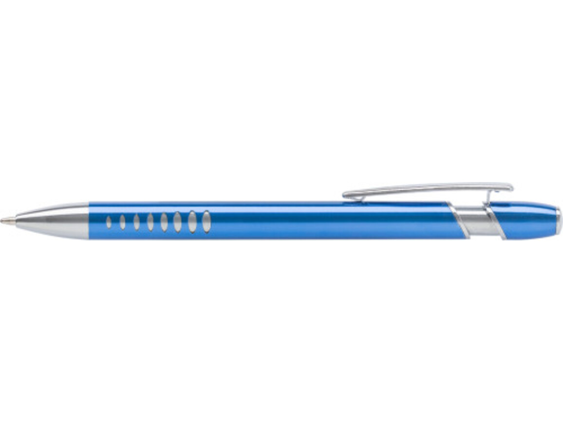 Kugelschreiber 'Klassik' aus Aluminium – Kobaltblau bedrucken, Art.-Nr. 023999999_7581