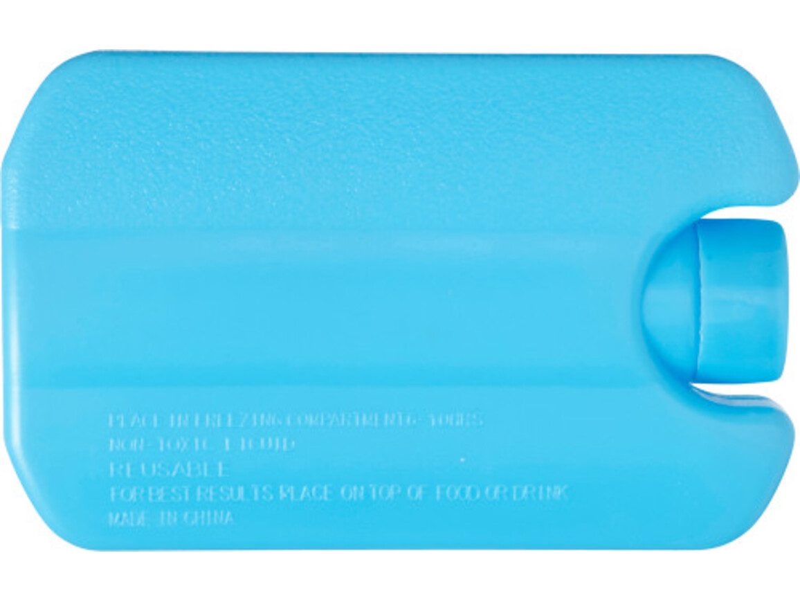 Kühlakku 'Frozen' aus Kunststoff – Hellblau bedrucken, Art.-Nr. 018999999_7604