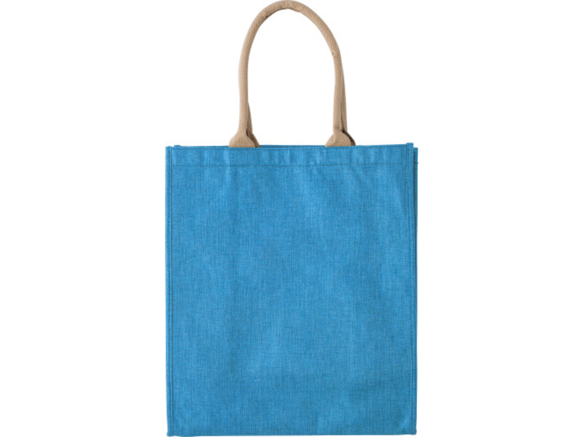 Einkaufstasche 'Candle' aus Polyester – Kobaltblau bedrucken, Art.-Nr. 023999999_7798
