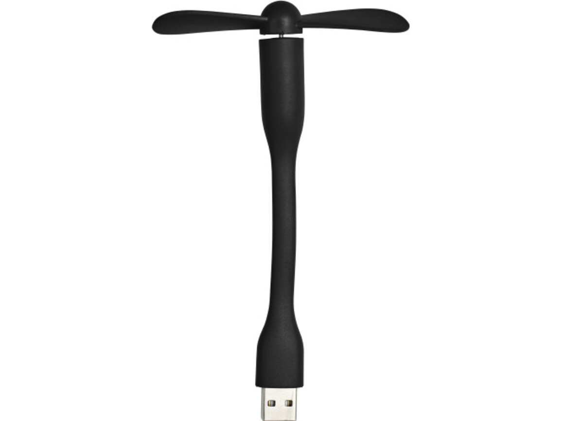 USB-Ventilator aus PVC Anina – Schwarz bedrucken, Art.-Nr. 001999999_7884