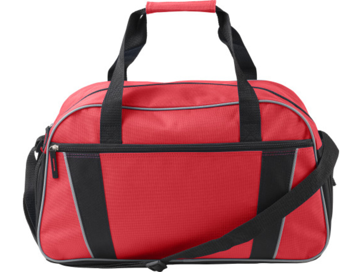 Sporttasche aus Polyester Nuala – Rot bedrucken, Art.-Nr. 008999999_7948