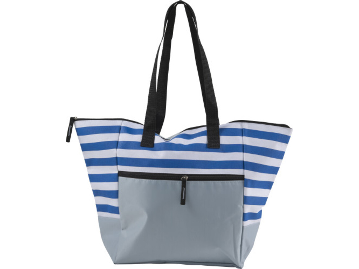 Strandtasche aus Polyester Gaston – Blau bedrucken, Art.-Nr. 005999999_7953