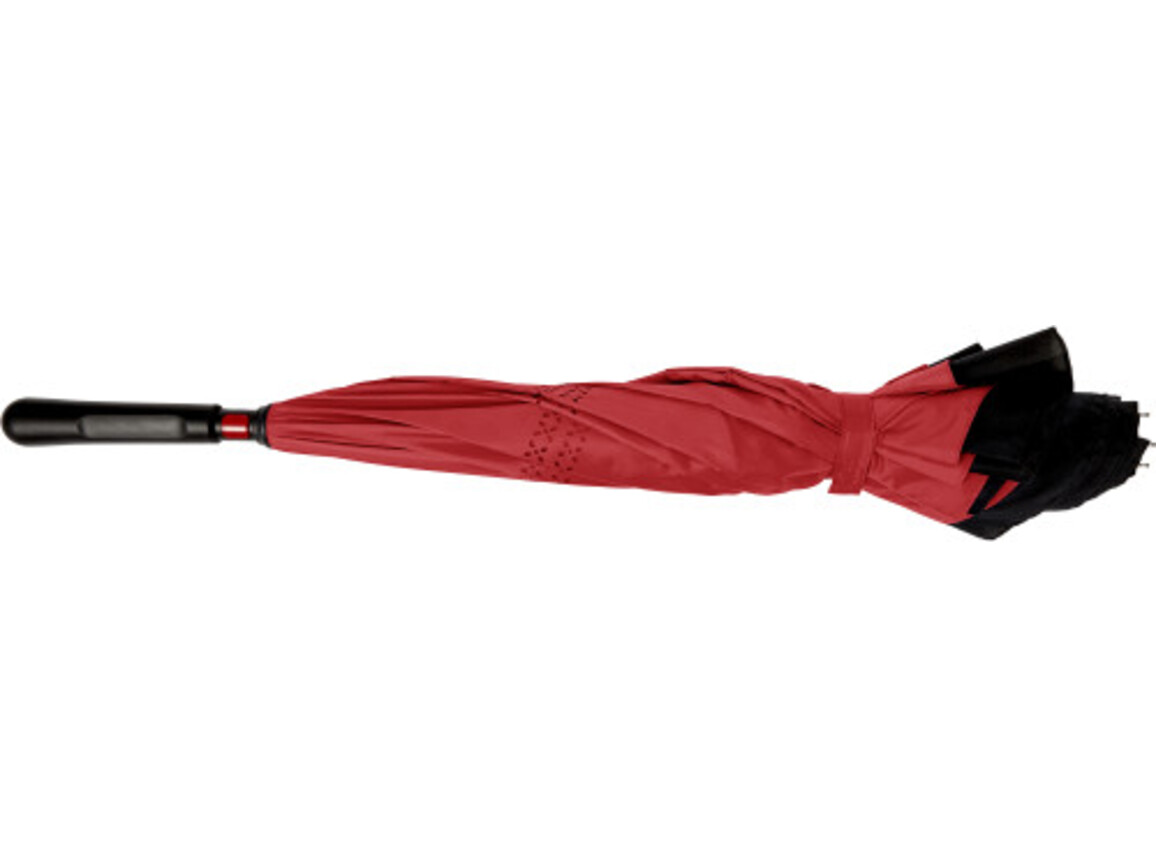 Regenschirm aus Pongee-Seide Constance – Rot bedrucken, Art.-Nr. 008999999_7963
