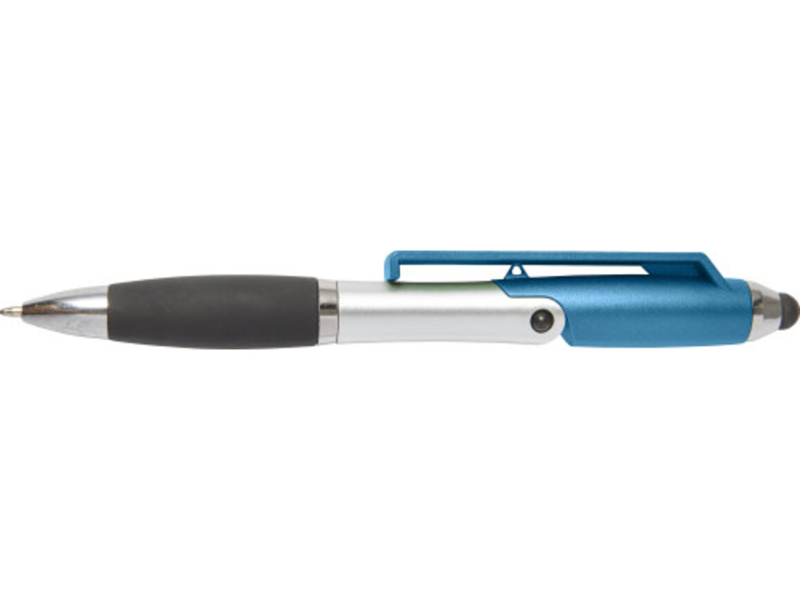 Kugelschreiber 'Mobile' aus Kunststoff – Hellblau bedrucken, Art.-Nr. 018999999_7982