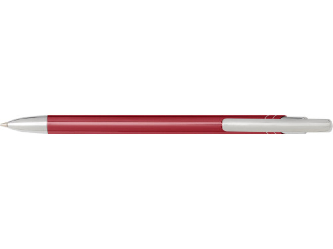 Kugelschreiber aus Aluminium Lara – Rot bedrucken, Art.-Nr. 008999999_7983