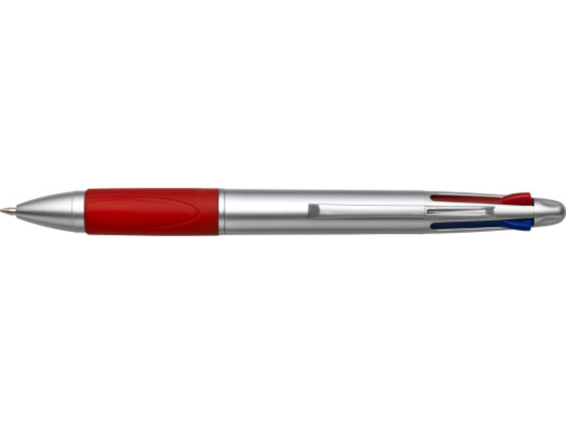 Kugelschreiber aus Kunststoff Chloë – Rot bedrucken, Art.-Nr. 008999999_8123