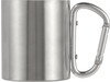 Doppelwandiger Kaffeebecher 'Carbine' aus Edelstahl (200 ml) – Silber bedrucken, Art.-Nr. 032999999_8245