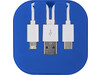 USB Ladekabel-Set 'Donau' 4in1 – Kobaltblau bedrucken, Art.-Nr. 023999999_8290
