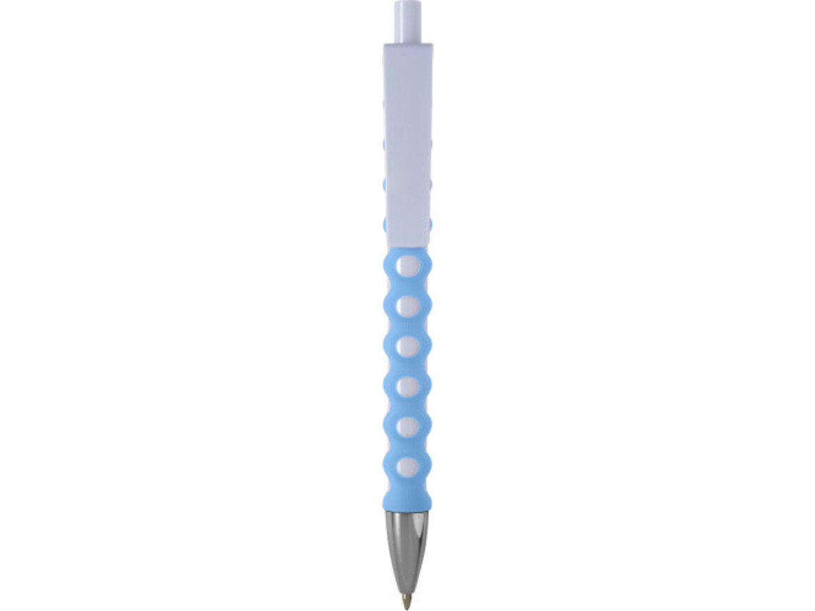 Kugelschreiber 'Samba' aus Kunststoff – Hellblau bedrucken, Art.-Nr. 018999999_8468