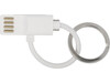 Ladekabel 'Thor' mit USB, USB-C, Lightning Anschluss aus Kunststoff – Weiß bedrucken, Art.-Nr. 002999999_8489