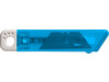 Cutter-Messer 'Mister' mit Federkernautomatik aus Kunststoff – Hellblau bedrucken, Art.-Nr. 018999999_8545