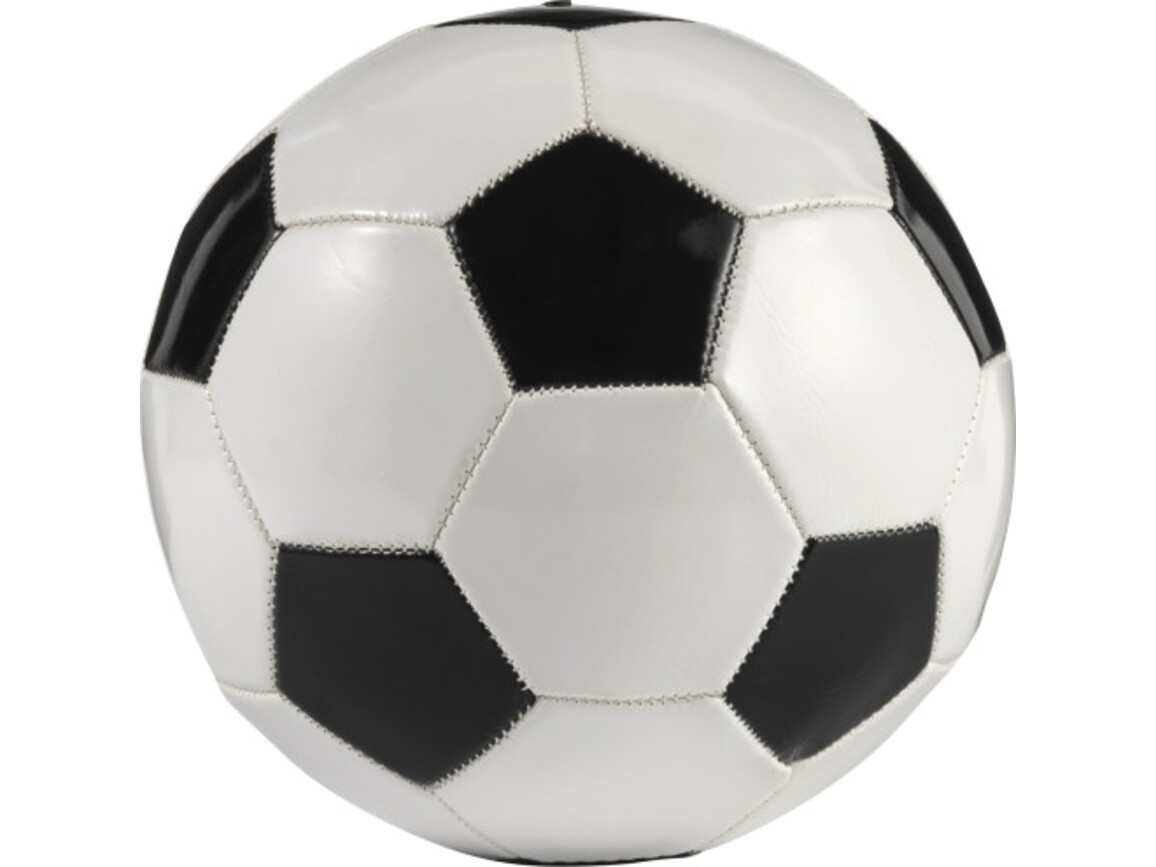 Fußball 'Franz' aus PVC – Schwarz/weiß bedrucken, Art.-Nr. 040999999_8561
