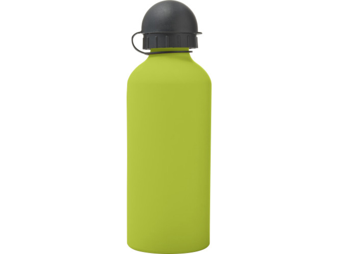 Trinkflasche 'Cap' aus Aluminium (600 ml) – Limettengrün bedrucken, Art.-Nr. 019999999_8567