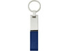 Schlüsselanhänger 'Design' mit Stahlplatte und Kunsstofflasche – Kobaltblau bedrucken, Art.-Nr. 023999999_8779