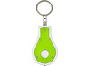 Schlüsselanhänger 'Disco' aus Kunststoff in Form einer Glühbirne – Limettengrün bedrucken, Art.-Nr. 019999999_8993