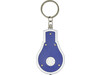 Schlüsselanhänger aus Kunststoff in Form einer Glühbirne Wanda – Blau bedrucken, Art.-Nr. 005999999_8993