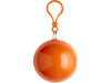 Poncho 'Universum' aus Kunststoff – Orange bedrucken, Art.-Nr. 007999999_9137