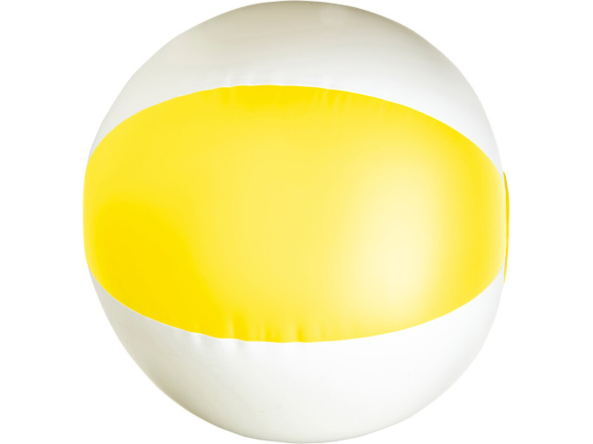 Aufblasbarer Wasserball aus PVC – Gelb bedrucken, Art.-Nr. 006999999_9620