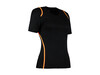 Kustom Kit Women`s Regular Fit Cooltex® Contrast Tee, Black/Fluorescent Pink, XL bedrucken, Art.-Nr. 002111785