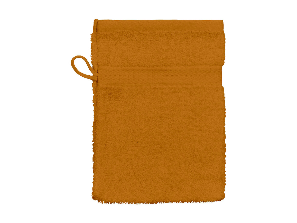 Jassz Towels Rhine Wash Glove 16x22 cm, Terra, One Size bedrucken, Art.-Nr. 002644360