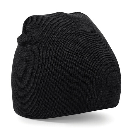 Beechfield Original Pull-On Beanie, Black, One Size bedrucken, Art.-Nr. 003691010
