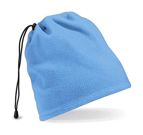 Beechfield Suprafleece™ Snood/ Hat Combo, Sky Blue, One Size bedrucken, Art.-Nr. 008693200