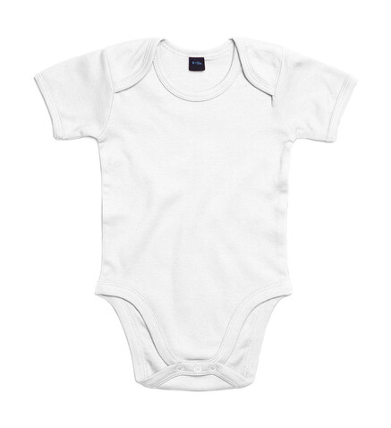 BabyBugz Baby Bodysuit, White, 12-18 bedrucken, Art.-Nr. 010470004