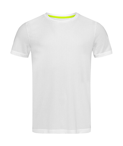 Stedman Active 140 Crew Neck, White, S bedrucken, Art.-Nr. 011050003