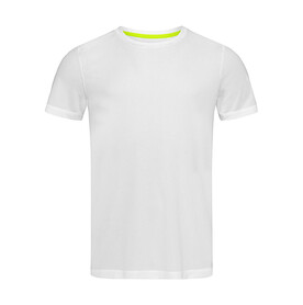 Stedman Active 140 Crew Neck, White, S bedrucken, Art.-Nr. 011050003