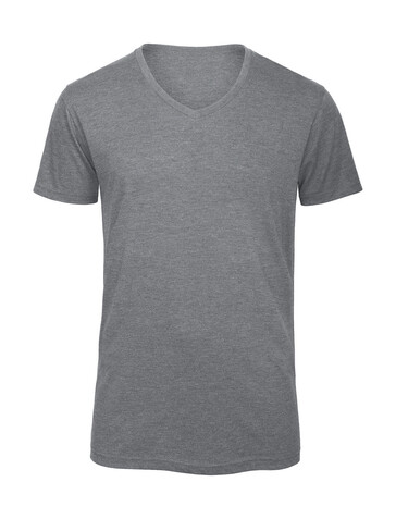 B &amp; C V Triblend/men T-Shirt, Heather Light Grey, 3XL bedrucken, Art.-Nr. 011421138