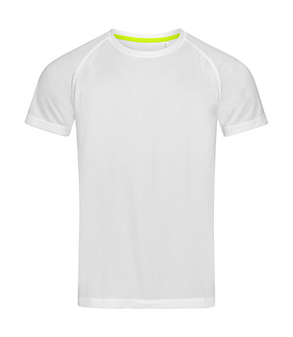 Stedman Active 140 Raglan Men, White, 2XL bedrucken, Art.-Nr. 012050007